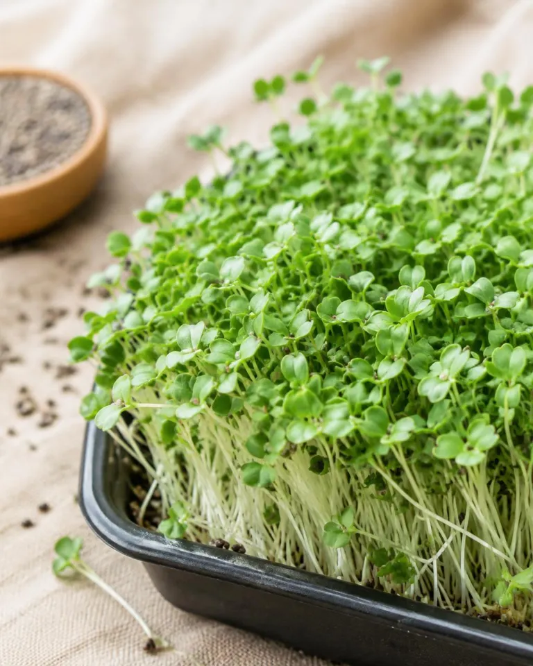 Chia microgreens